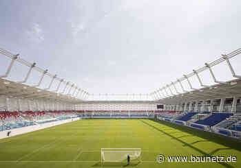 La-Ola-Welle im Rautenformat - Stadion in Luxemburg von gmp - BauNetz.de