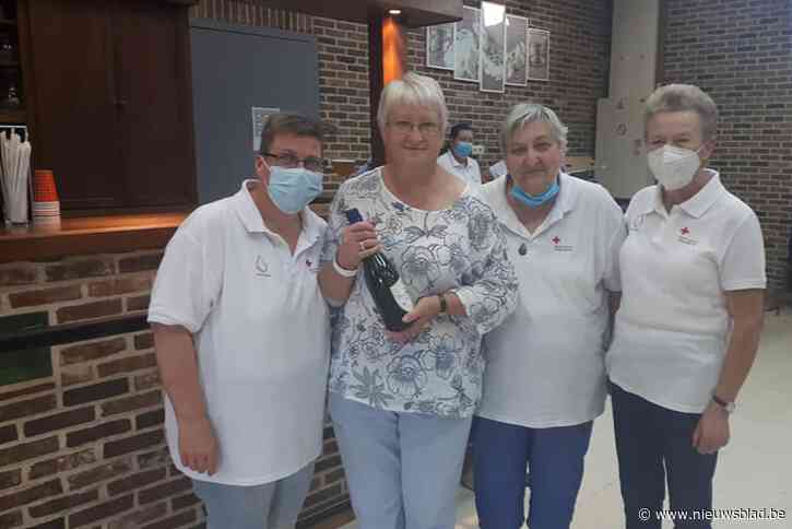 Marie-Rose geeft voor de 150ste keer bloed