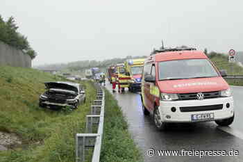 Unfall auf der B 174 bei Kleinolbersdorf - Freie Presse