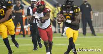 3rd-string QB David Watford, Tiger Cats down Stampeders 23-17