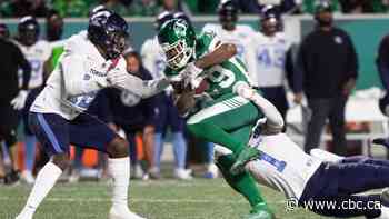Roughriders end lengthy touchdown drought in lopsided win over Argos