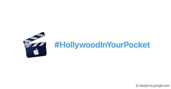 Apple promoting iPhone 13 video capabilities with new #HollywoodInYourPocket hashflag on Twitter