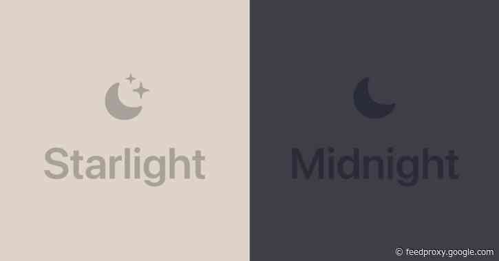 How Apple’s new starlight and midnight colors compare to the classic silver and space gray