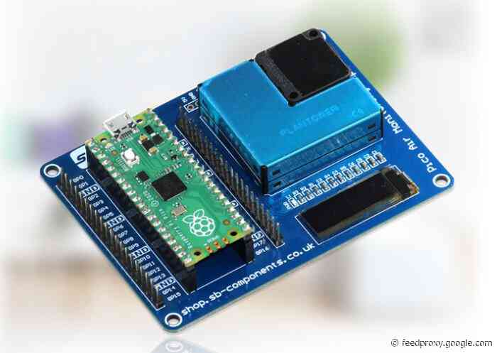 Monitor air quality with the Raspberry Pi Pico Air expansion board