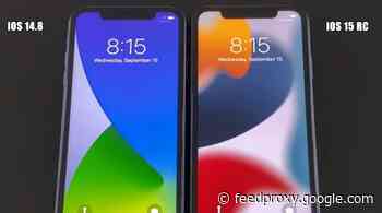 Speed Test: iOS 15 Release Candidate (Video)