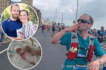 Bereaved father ran Brighton Marathon after baby daughter’s death - The Argus