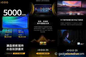 iQoo Z5 Price in India Leaks, Launch Tipped for September End