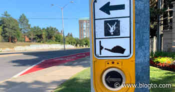 Toronto crosswalk signal invites pedestrians to cartwheel - blogTO