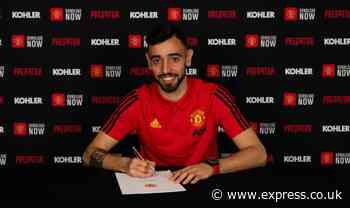 Bruno Fernandes will only become Man Utd's sixth highest paid player despite big pay rise - Daily Express