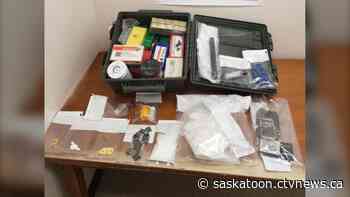 1.6 kg of meth, weapons seized during vehicle search: Sask. RCMP