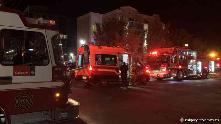 2 taken to hospital after separate early morning fires