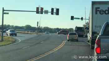 Roads closed near aerospace plant in Hazelwood, yellow smoke coming from plant - KSDK.com