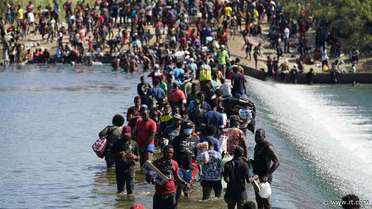 US Homeland Security vows to increase ‘removal flights’ as 14,000+ migrants gather under Texas bridge