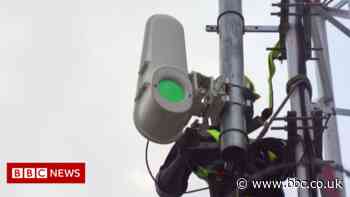 High-speed internet via airborne beams of light