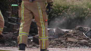 Arbeider zwaar gewond bij brand tijdens werkzaamheden in Wellen - TV Limburg