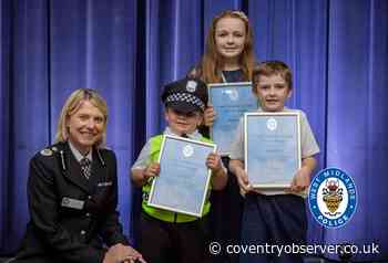 Coventry Police present bravery award to youngest ever recipient after five-year-old helps get knife off the streets - Coventry Observer