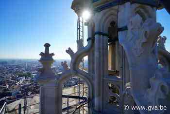 De Antwerpse brug tussen hemel en aarde: een blik achter de stellingen rond de Onze-Lieve-Vrouwekathedraal - Gazet van Antwerpen