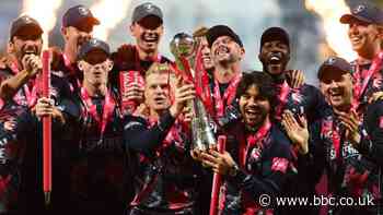 T20 Blast final: Kent Spitfires beat Somerset to lift trophy for second time