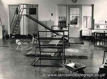 This was a safe play area at Accrington nursery in 1952