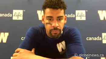 RAW: Blue Bombers Andrew Harris Post Game – Sept. 18