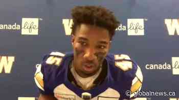 RAW: Blue Bombers DeAundre Alford Post Game – Sept. 18