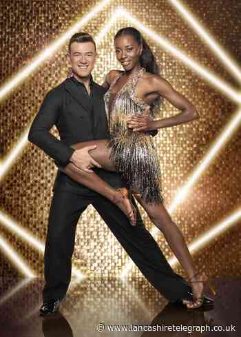 Blackburn's AJ Odudu meets Strictly Come Dancing partner