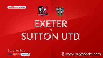 Exeter 2-0 Sutton: Sam Nombe on target as Grecians see off wasteful United - Sky Sports
