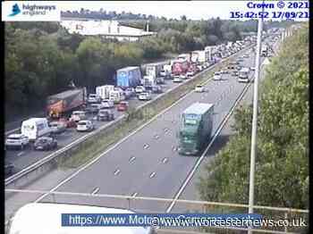 Major delays on M5 between Worcester and Gloucester - Worcester News