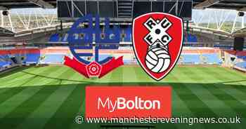 Bolton Wanderers 0-2 Rotherham United: highlights and reaction after defeat - Manchester Evening News