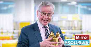 Boris sends in Tory turkey Michael Gove to save Christmas from food and toy crisis - The Mirror