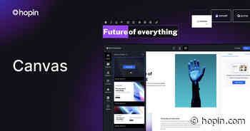 Hopin Canvas - Build beautiful event landing pages with no-code