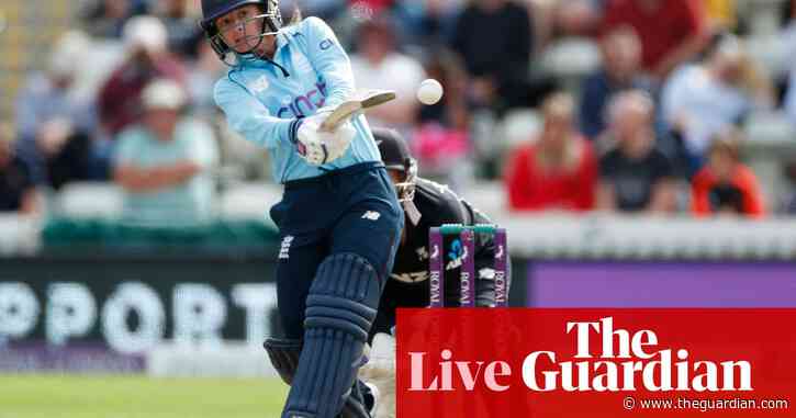 England set New Zealand 198 target to win second women’s ODI – live!
