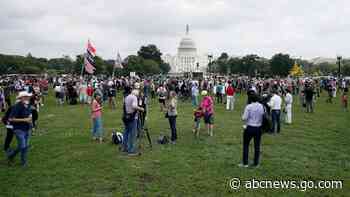 'Justice for J6' updates: Sparse crowd met with massive police presence at rally