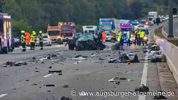 Mehrere Tote bei schwerem Verkehrsunfall in Hessen - Augsburger Allgemeine