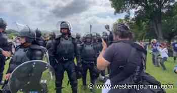 Fences Go Up Around Fort Pelosi, Capitol Police Roll Out in Full Riot Gear to Confront Smattering of Protesters