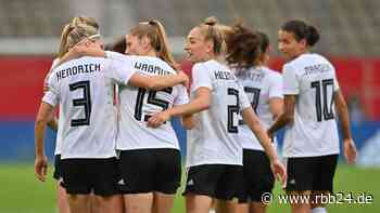 Länderspiel in Cottbus: DFB-Frauen siegen mühelos gegen Bulgarien - rbb24