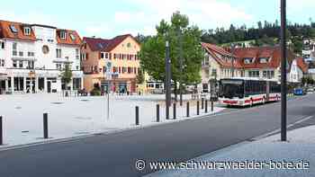 Marktplatz in Altensteig: Stadt kündigt Fußgängerampel an
