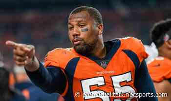 Bradley Chubb out with an ankle injury as Broncos lead 17-7