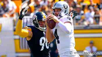 Steelers' Watt ruled out early against Raiders