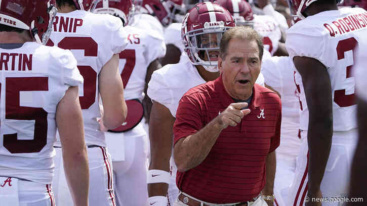 Alabama's Nick Saban turns his attention to defense after close win: 'Everybody's gotta be disciplined' - Fox News