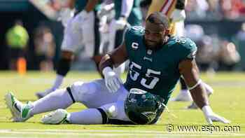 Source: Eagles believe DE Graham tore Achilles