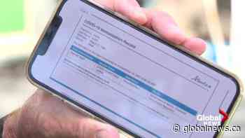 Proof of vaccination cards now available in Alberta