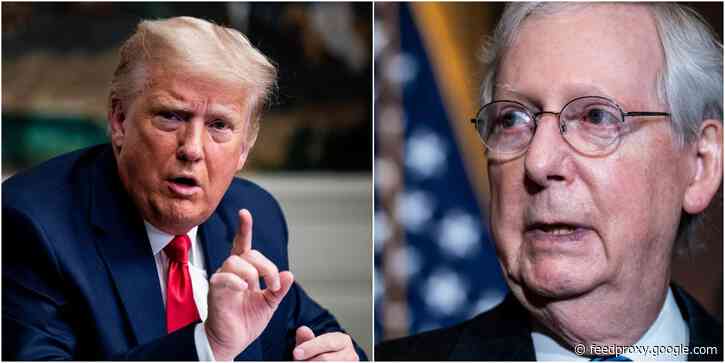 Trump is actively working to oust McConnell as Senate Republican leader: report