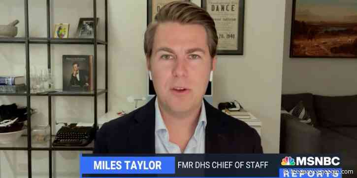The Republican Party is more like 'Tinder for terrorists' than the party of Abraham Lincoln, a former homeland security official told MSNBC
