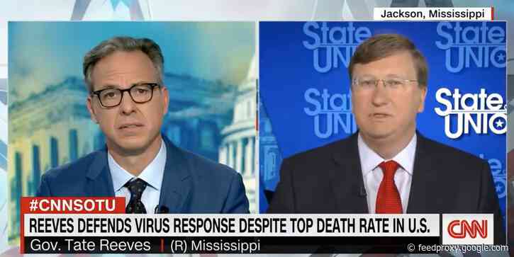 Mississippi gov. says Biden's vaccine mandate is an 'attack' on 'hard-working Americans' while the state has the highest per-capita death rate