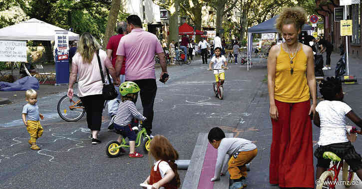 Mannheim:  Wenn die Autos mal außen vorbleiben