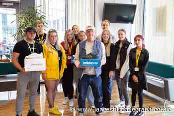 Adidas design guru Gary Aspden gives talk to students at Blackburn College University Centre