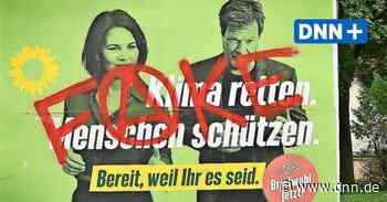 Bundestagswahl 2021: zerstörte Wahlplakate in Dresden - Dresdner Neueste Nachrichten