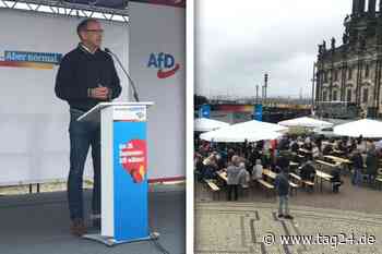 "Sommerfest" der AfD in Dresden: Mit Bratwurst und Bier, aber ohne Kernthemen - TAG24