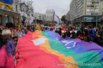 Thousands join protest in Ukraine capital for LGBT rights - Barrhead News